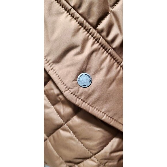 Brooks Brothers Diamond Quilted Bison Brown Jacket Men's XL - Picture 10 of 11
